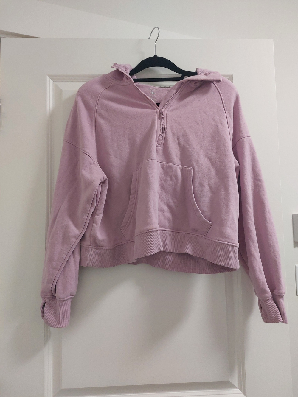 Athletic Works Pink Half-Zip Hoodie - Women's